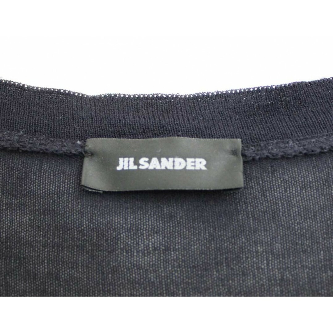 Jil Sander(ジルサンダー)の【値下げ】●JIL SANDER/ジル サンダー●コットンニット/長袖/Vネック/薄手 ブラック/黒 メンズ 50 【中古】春夏秋冬 303032 メンズのトップス(ニット/セーター)の商品写真