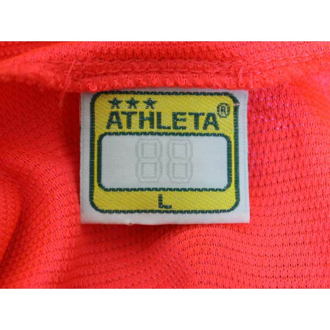 ATHLETA(アスレタ)の【値下げ】☆ATHLETA/アスレタ☆ロゴプリントパーカー/フード/ポケット/スポーツ/長袖 オレンジ メンズ L【中古】春夏秋冬 521122 メンズのトップス(パーカー)の商品写真