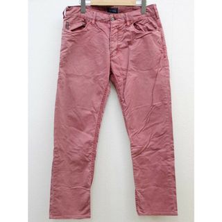 アルマーニ(Armani)の‡ARMANI JEANS/アルマーニジーンズ‡ユーズド加工カラーパンツ/十分丈 ピンク メンズ  32【中古】春夏秋冬 212132(スラックス/スーツパンツ)