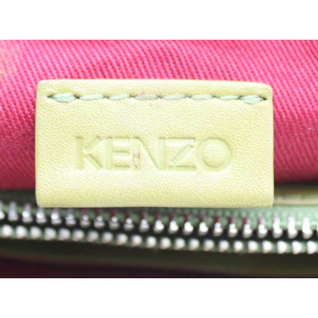 KENZO(ケンゾー)の【楽天スーパーSALE】★KENZO/ケンゾー★ 総柄チェーンバッグ/カジュアル/バッグ/鞄 グリーン/緑 レディース【中古】春夏秋冬 612132 レディースのバッグ(ハンドバッグ)の商品写真