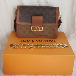 ルイヴィトン(LOUIS VUITTON)の【極美品】ルイ・ヴィトン ドーフィーヌMM ショルダーバッグ(ショルダーバッグ)