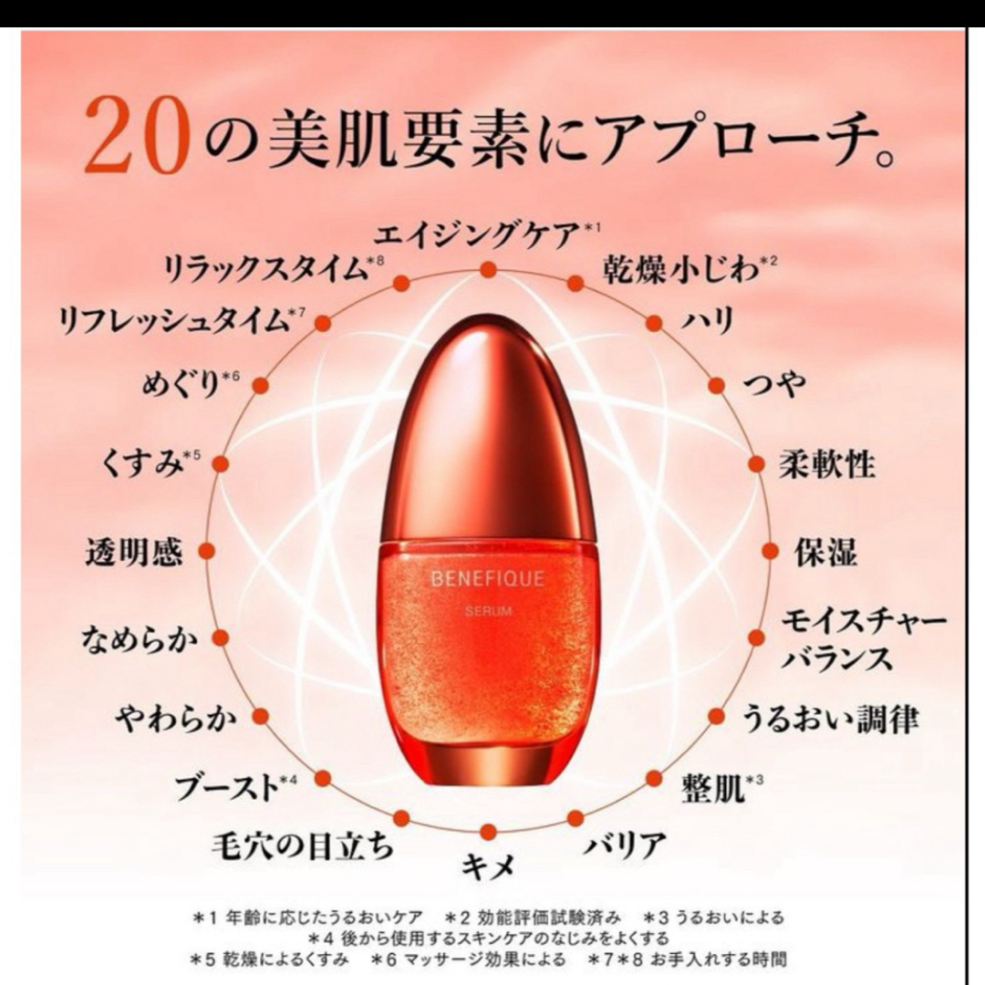 SHISEIDO (資生堂)(シセイドウ)のベネフィーク セラム 化粧水 乳液 コットン セット コスメ/美容のスキンケア/基礎化粧品(美容液)の商品写真