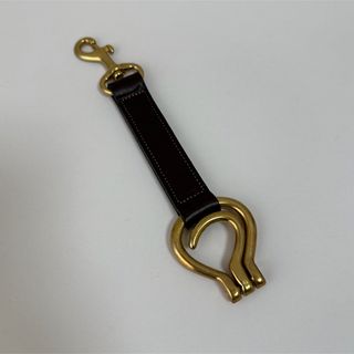 真鍮 シューホーン キーホルダー(シェイプ)ブラス 靴ベラ クツベラ
