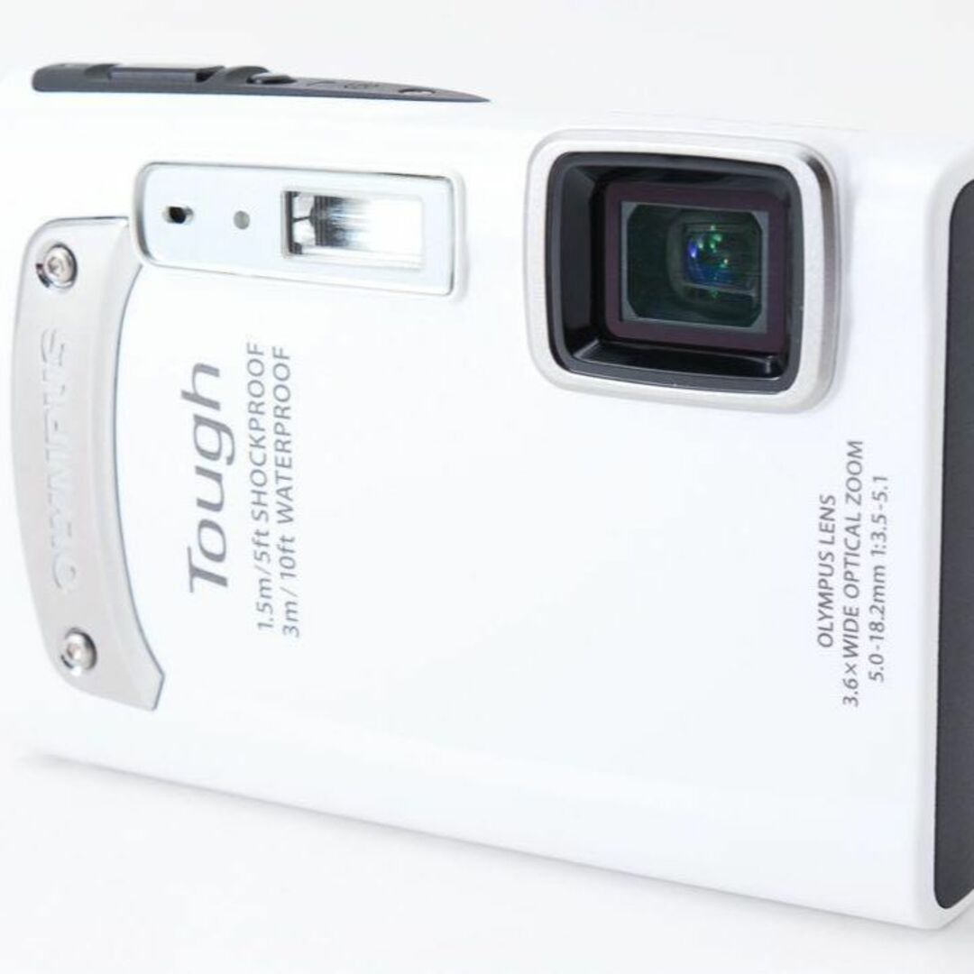 OLYMPUS(オリンパス)の[未使用]OLYMPUS オリンパス TG TG-310 WHITE タフ スマホ/家電/カメラのカメラ(その他)の商品写真