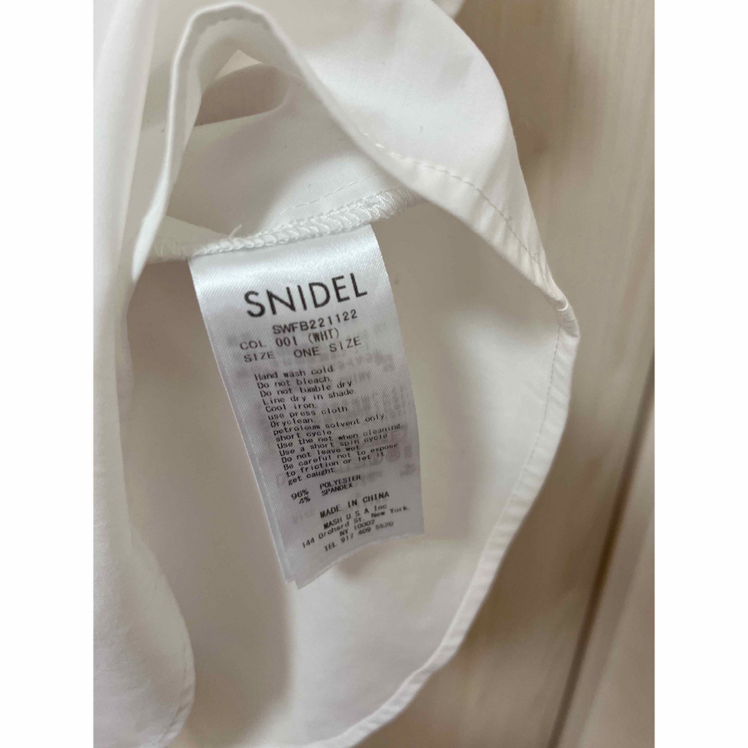 SNIDEL(スナイデル)のSNIDEL リボントップス レディースのトップス(シャツ/ブラウス(半袖/袖なし))の商品写真