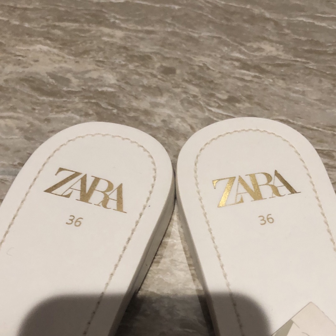 ZARA(ザラ)の【新品未使用タグ付】Zara サンダル　36 レディースの靴/シューズ(サンダル)の商品写真