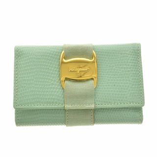 フェラガモ(Ferragamo)の【SalvatoreFerragamo】ヴァラ 6連リザード型押しキーケース(キーケース)