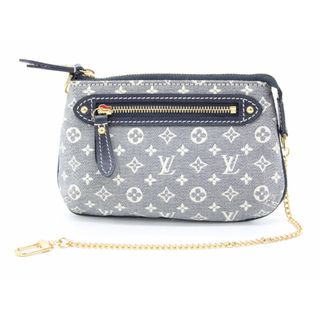 ルイヴィトン(LOUIS VUITTON)の【新入荷】◇LOUIS VUITTON/ルイヴィトン◇モノグラムミニラン/ミニポシェット/M95754/アクセソワール/アクセサリーポーチ/キャンバス/小物 プラティーヌ/グレー/灰色 レディース【中古】春夏秋冬 hat etc 403042(その他)