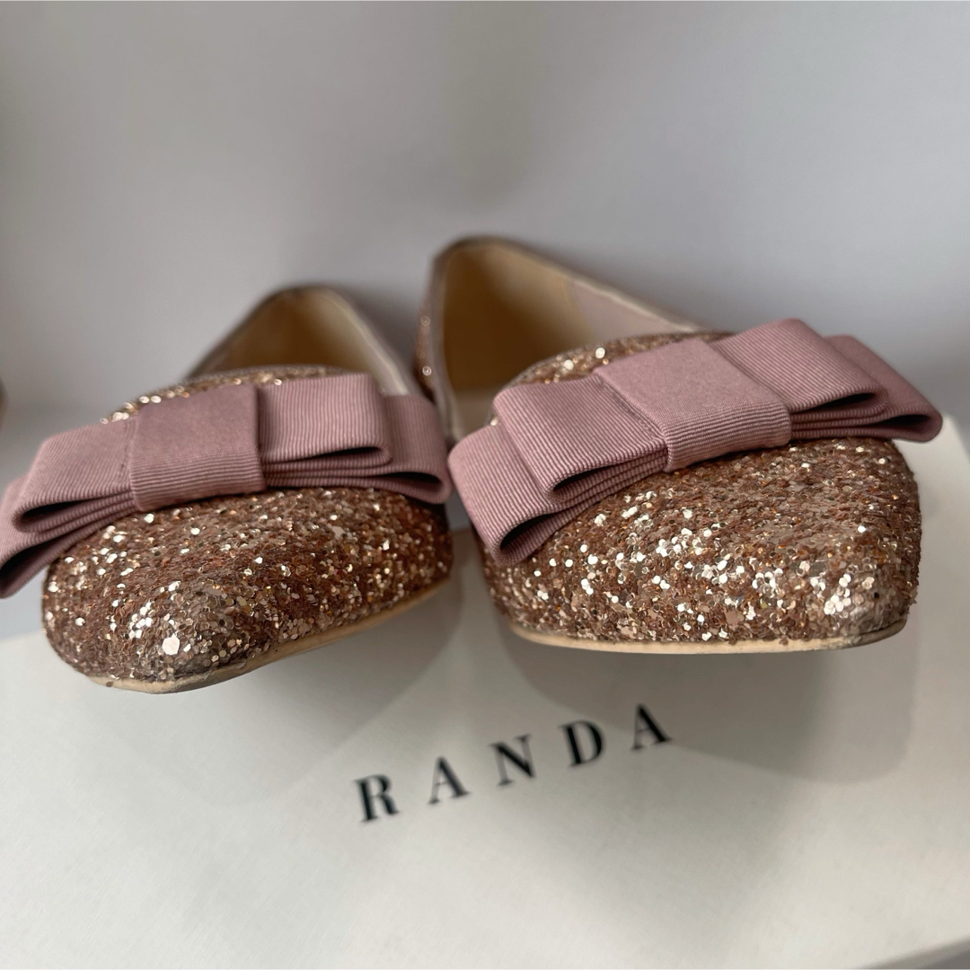 RANDA(ランダ)の【RANDA】ランダ リボンオペラシューズ レディースの靴/シューズ(バレエシューズ)の商品写真