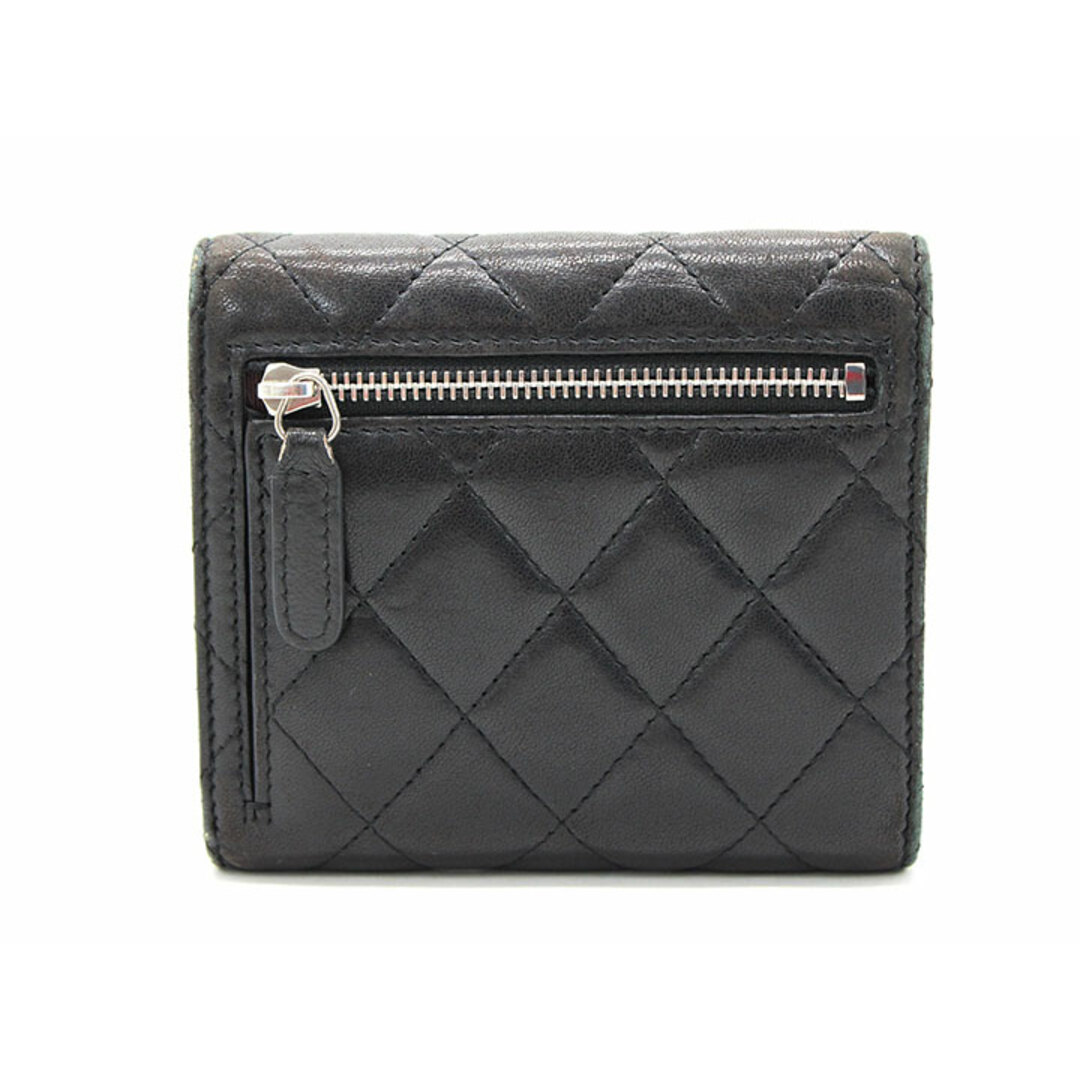 CHANEL(シャネル)の【新入荷】◇CHANEL/シャネル◇ココマーク/マトラッセ/三つ折り財布/22番台/ウォレット/小物 ブラック/黒 レディース【中古】春夏秋冬 hat etc 403042 レディースのファッション小物(財布)の商品写真