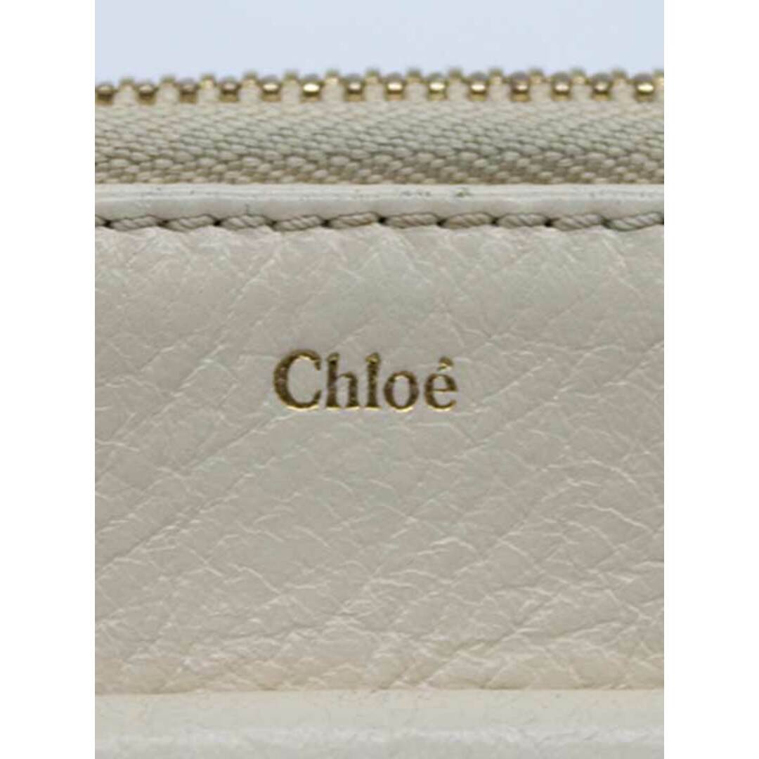 Chloe(クロエ)の【楽天スーパーSALE】★Chloe/クロエ★ リリーリボンレザー2つ折り財布/シンプル/かわいい/ウォレット/小物  アイボリー/生成 レディース 【中古】春夏秋冬 hat etc 522132 レディースのファッション小物(財布)の商品写真