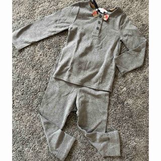 バーバリー(BURBERRY)の【新品未使用】バーバリー  チルドレン　セットアップ　2Y(Tシャツ/カットソー)