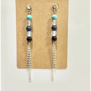 天然石ピアス・イヤリング（目標達成）(ピアス)