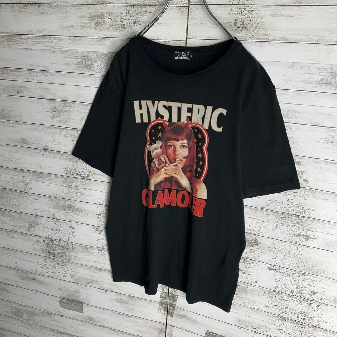 HYSTERIC GLAMOUR(ヒステリックグラマー)の9058【希少デザイン】ヒステリックグラマー☆ヒスガール定番カラーtシャツ　美品 メンズのトップス(Tシャツ/カットソー(半袖/袖なし))の商品写真