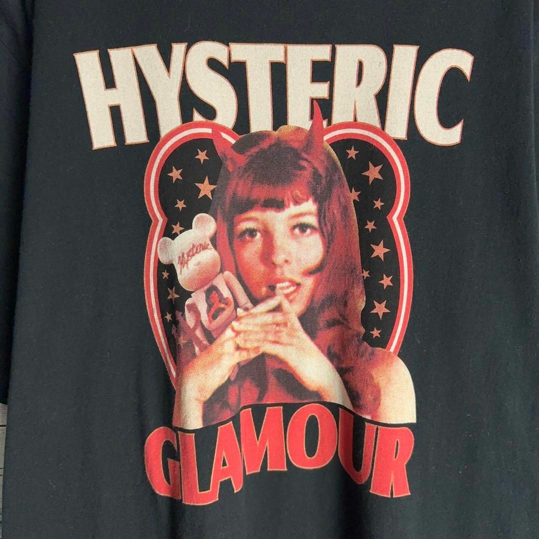 HYSTERIC GLAMOUR(ヒステリックグラマー)の9058【希少デザイン】ヒステリックグラマー☆ヒスガール定番カラーtシャツ　美品 メンズのトップス(Tシャツ/カットソー(半袖/袖なし))の商品写真