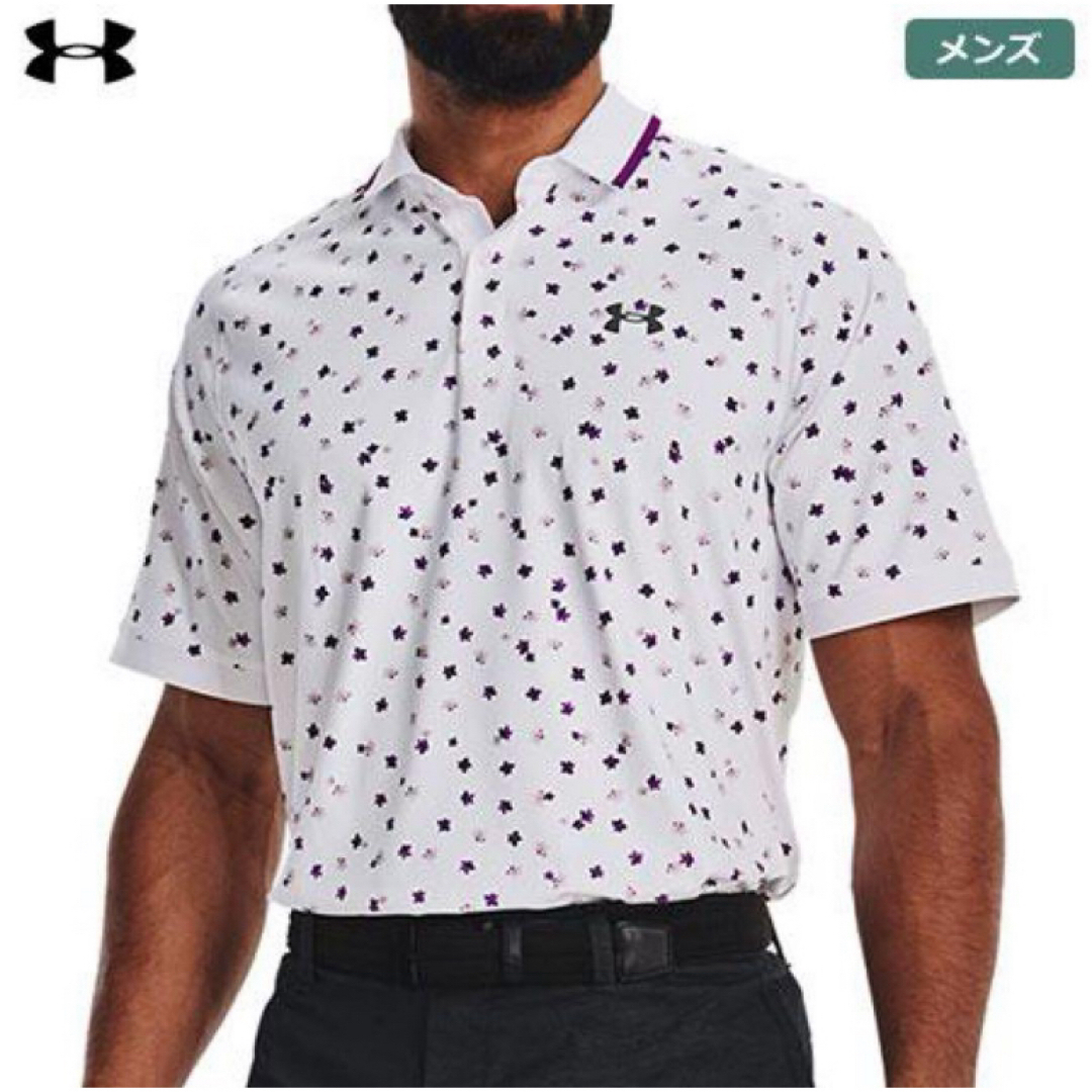 UNDER ARMOUR(アンダーアーマー)の送料無料 新品 underarmour ゴルフ アイソチル ポロ XL WHT スポーツ/アウトドアのゴルフ(ウエア)の商品写真