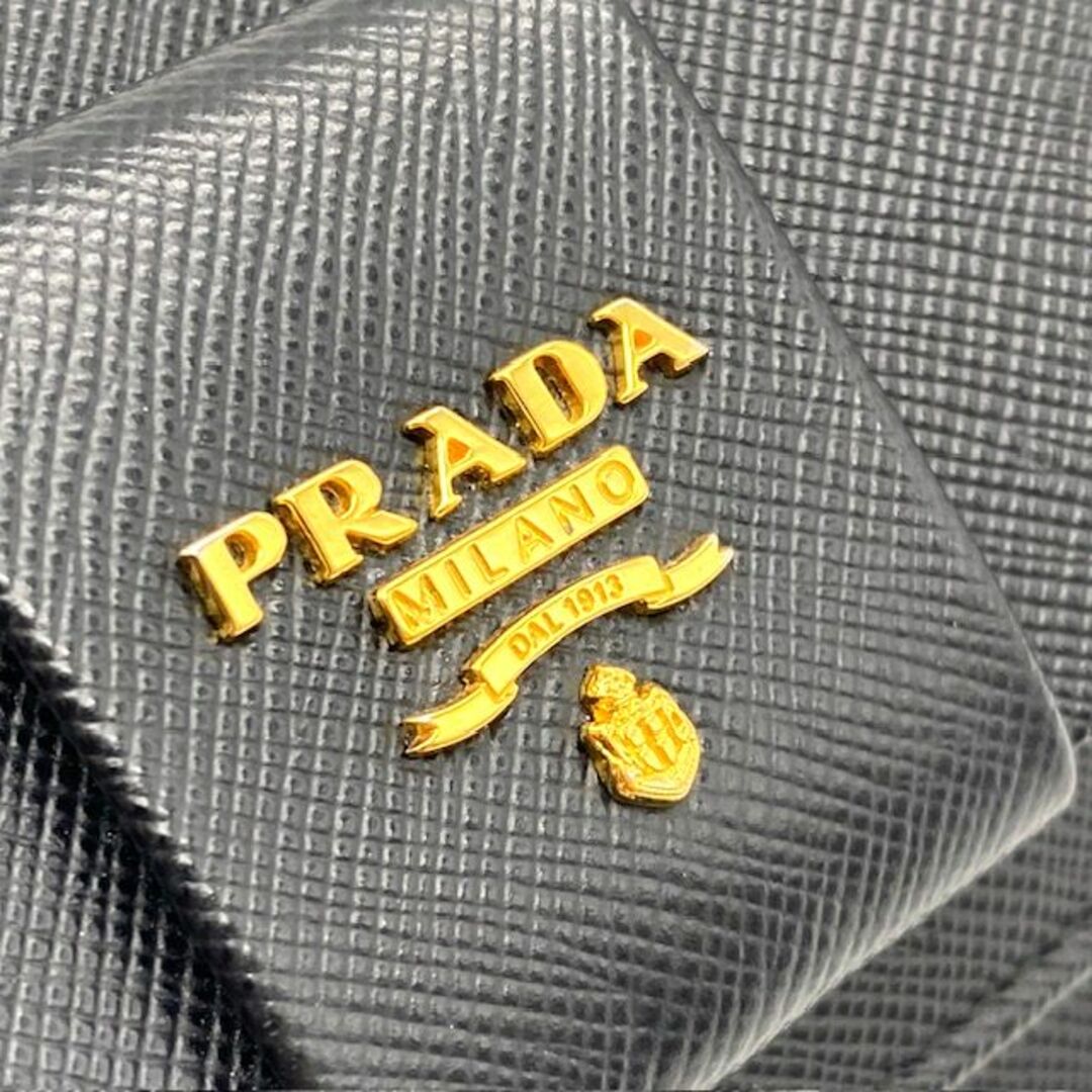 PRADA(プラダ)のPRADA プラダ ファスナー長財布 リボン サフィアーノ ブラック １Ｍ１１３２ 財布 ウォレット レディース コイン お札 レディースのファッション小物(財布)の商品写真