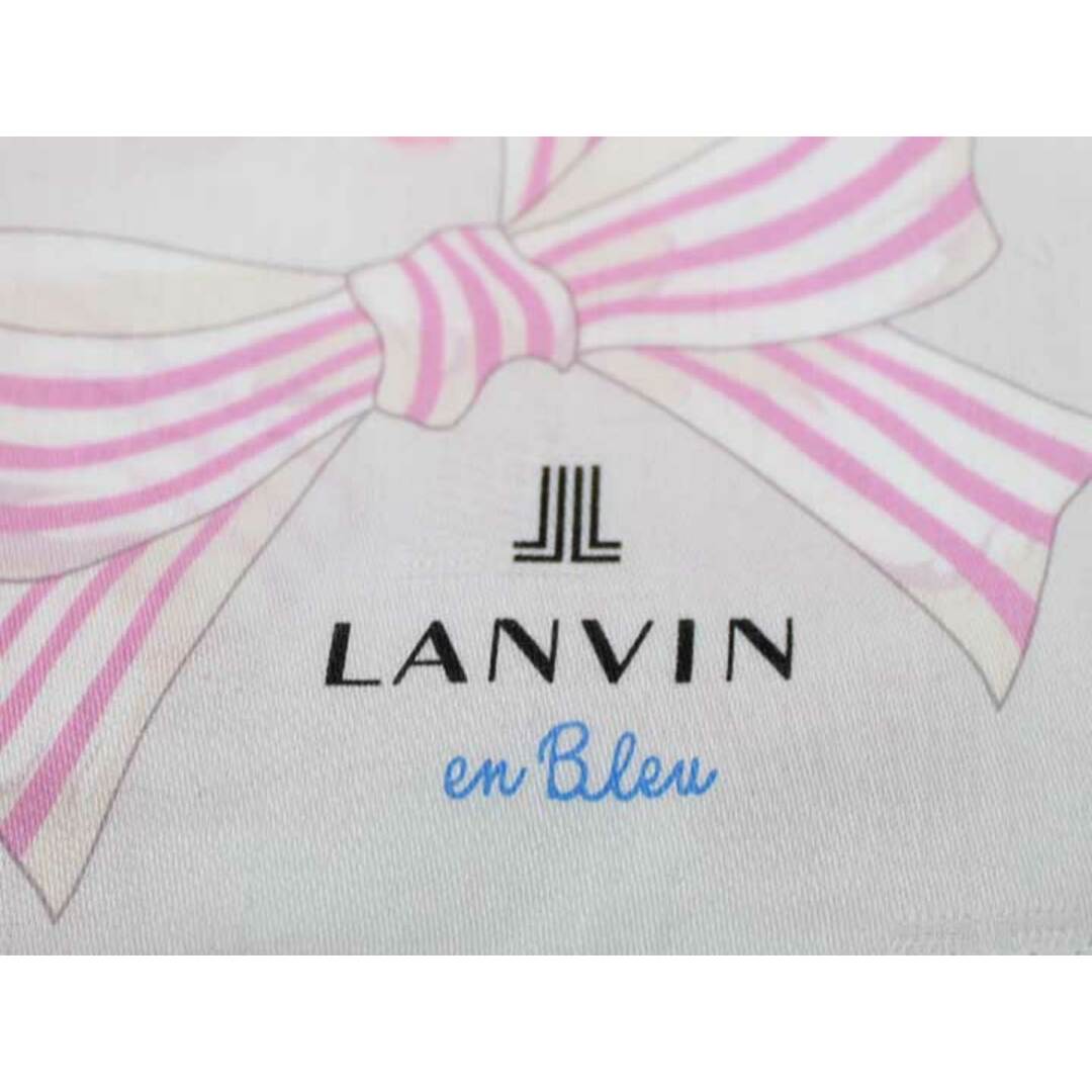 LANVIN en Bleu(ランバンオンブルー)の★LANVIN en Bleu/ランバンオンブルー★スカーフ/コットン/かわいい/シンプル/おしゃれ/他小物 ピンク レディース【中古】春夏 hat etc 912042 レディースのファッション小物(バンダナ/スカーフ)の商品写真