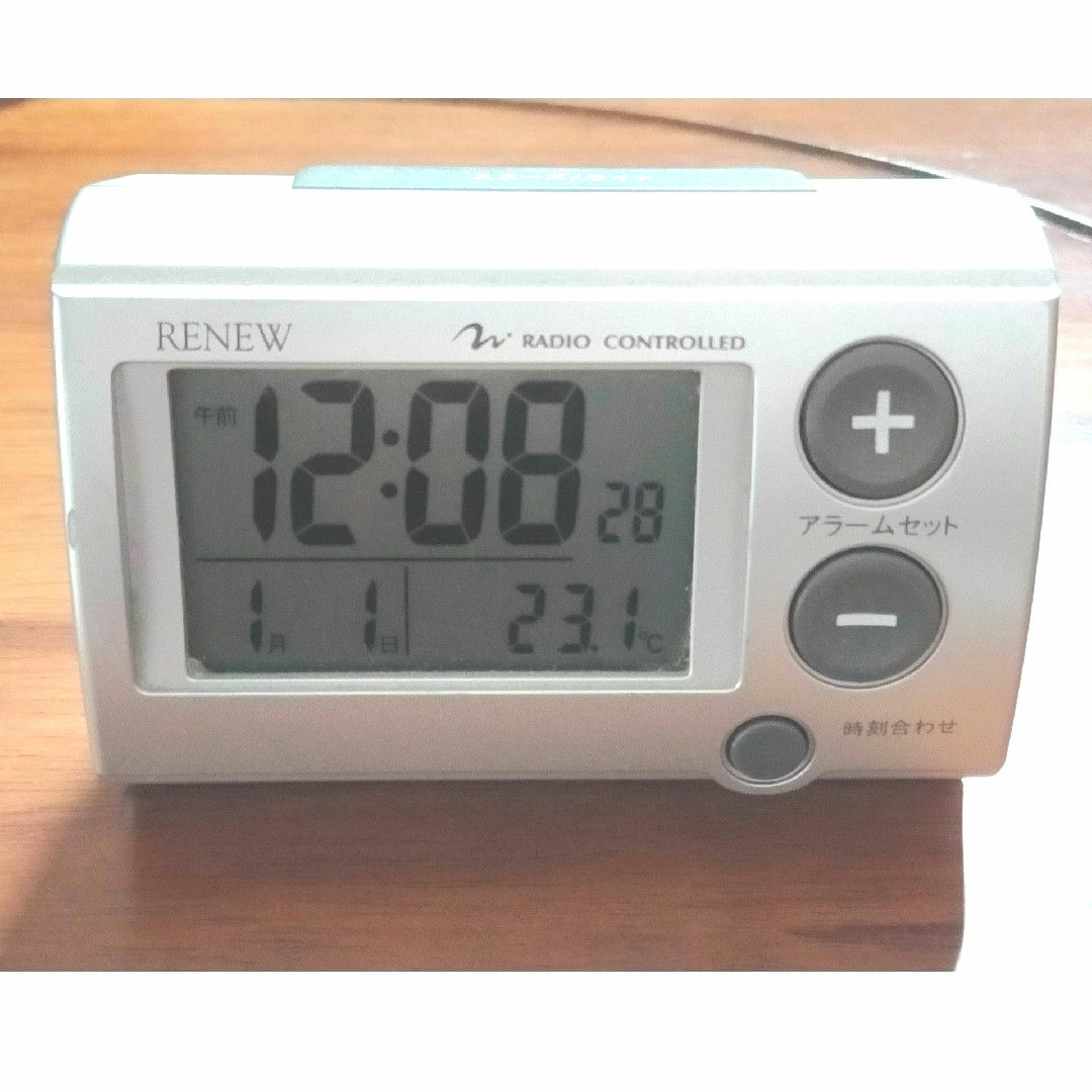 電波時計 インテリア/住まい/日用品のインテリア小物(置時計)の商品写真