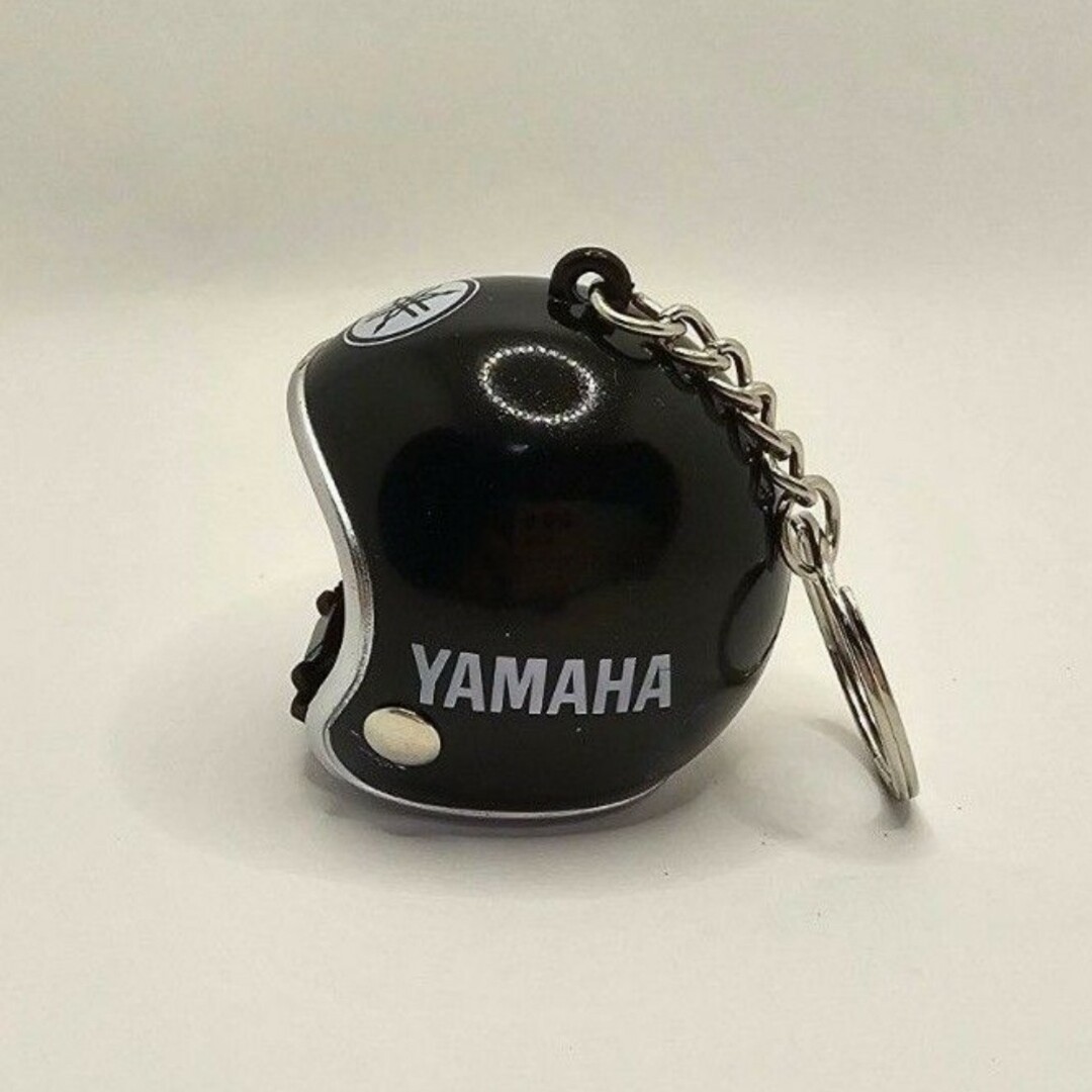 ヤマハ(ヤマハ)のミニチュア ヘルメット キーホルダー YAMAHA ヤマハ ブラック バイク メンズのファッション小物(キーホルダー)の商品写真