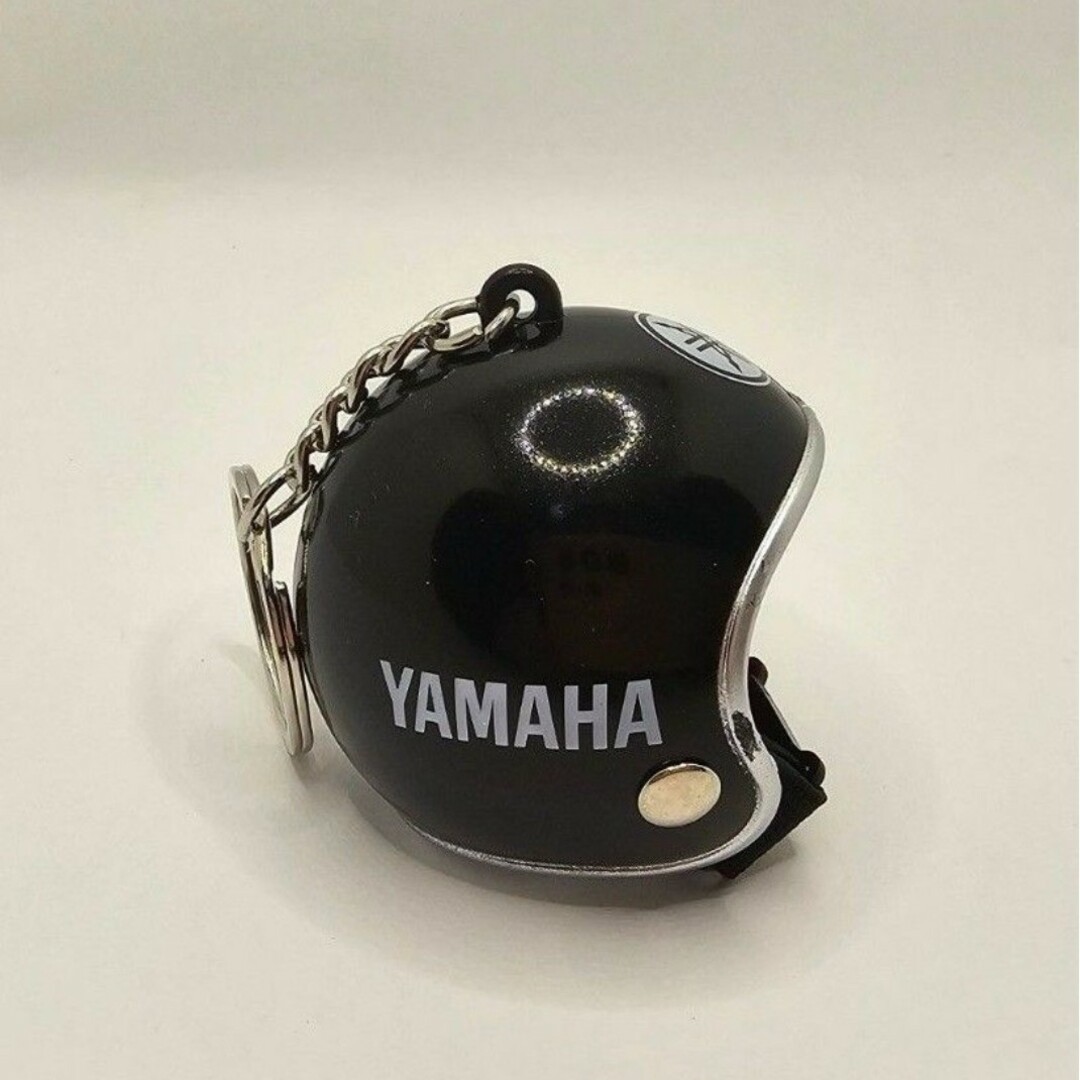 ヤマハ(ヤマハ)のミニチュア ヘルメット キーホルダー YAMAHA ヤマハ ブラック バイク メンズのファッション小物(キーホルダー)の商品写真