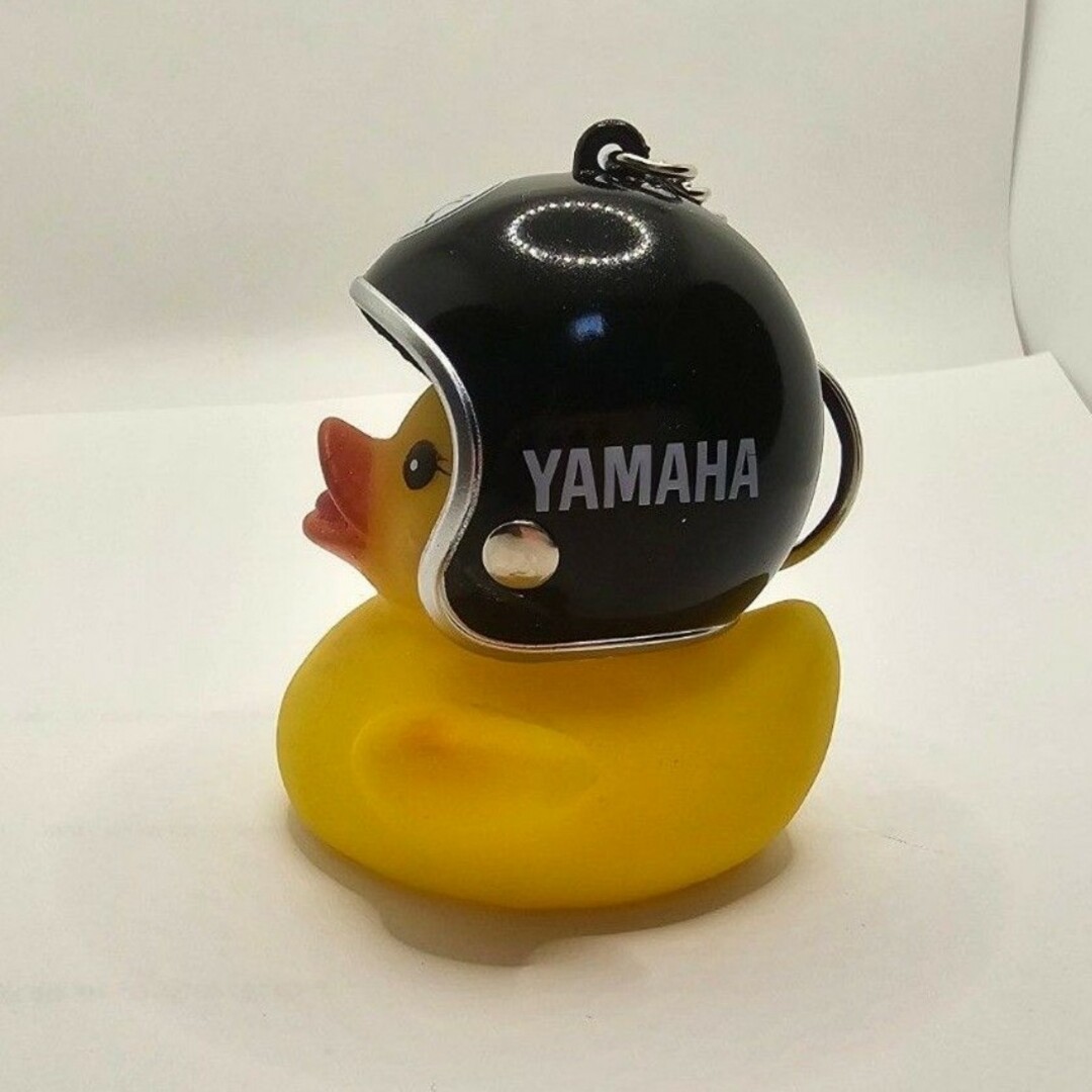 ヤマハ(ヤマハ)のミニチュア ヘルメット キーホルダー YAMAHA ヤマハ ブラック バイク メンズのファッション小物(キーホルダー)の商品写真