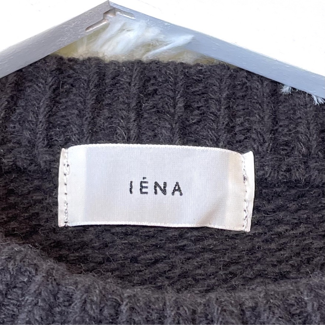 IENA(イエナ)の【極美品】イエナ ウール カシミヤ ニット セーター ドロップショルダー レディースのトップス(ニット/セーター)の商品写真