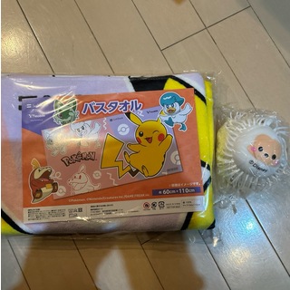 ポケモン(ポケモン)のポケモンバスタオル&Disneyおもちゃ(タオル/バス用品)