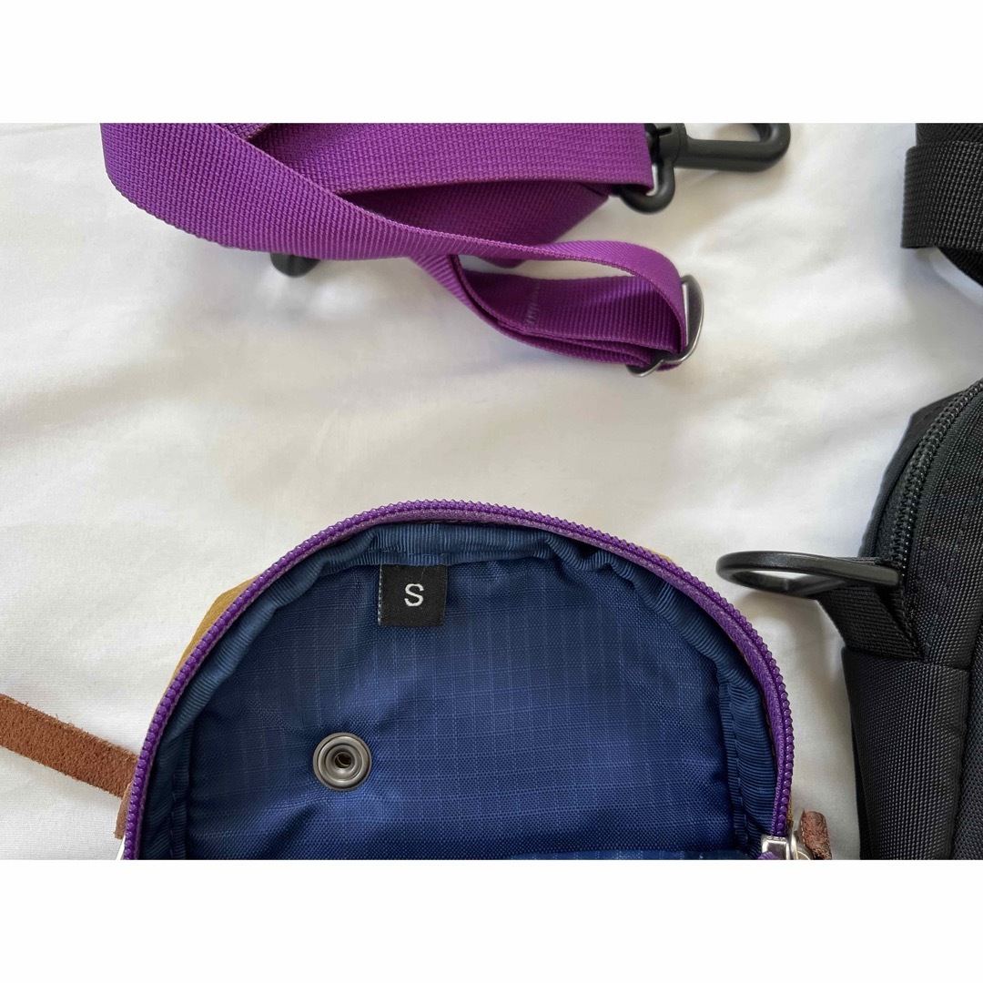 GREGORY クイックポケット　SとM2個セット　別注ブラック　ブロンズ メンズのバッグ(ショルダーバッグ)の商品写真