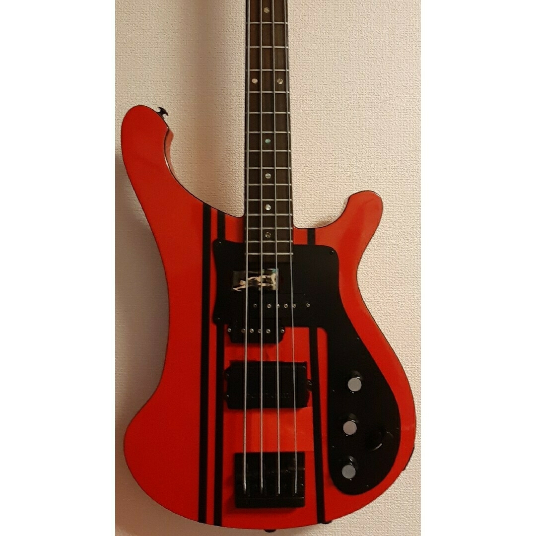 Edwards(エドワーズ)のリッケンバッカー系 ディマジオ.バルトリーニ搭載 改造MOD セミハードケース付 楽器のベース(エレキベース)の商品写真