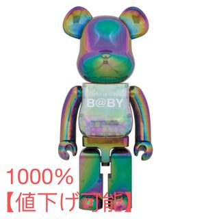 ベアブリック(BE@RBRICK)のMY FIRST B@BY CLEAR BLACK CHROME 1000％(その他)