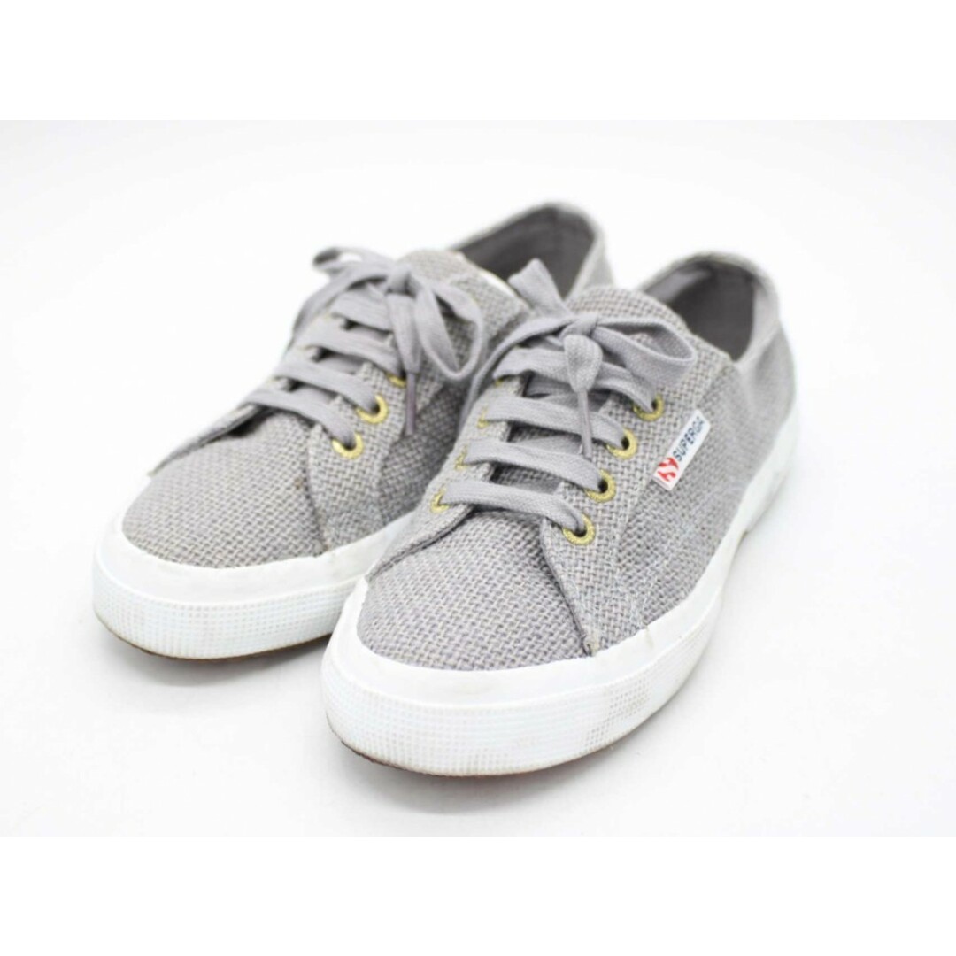 SUPERGA(スペルガ)の【値下げ】♪SUPERGA/スペルガ♪スニーカー/シューズ/靴 グレー レディース 37【中古】春夏秋冬 910132 レディースの靴/シューズ(スニーカー)の商品写真