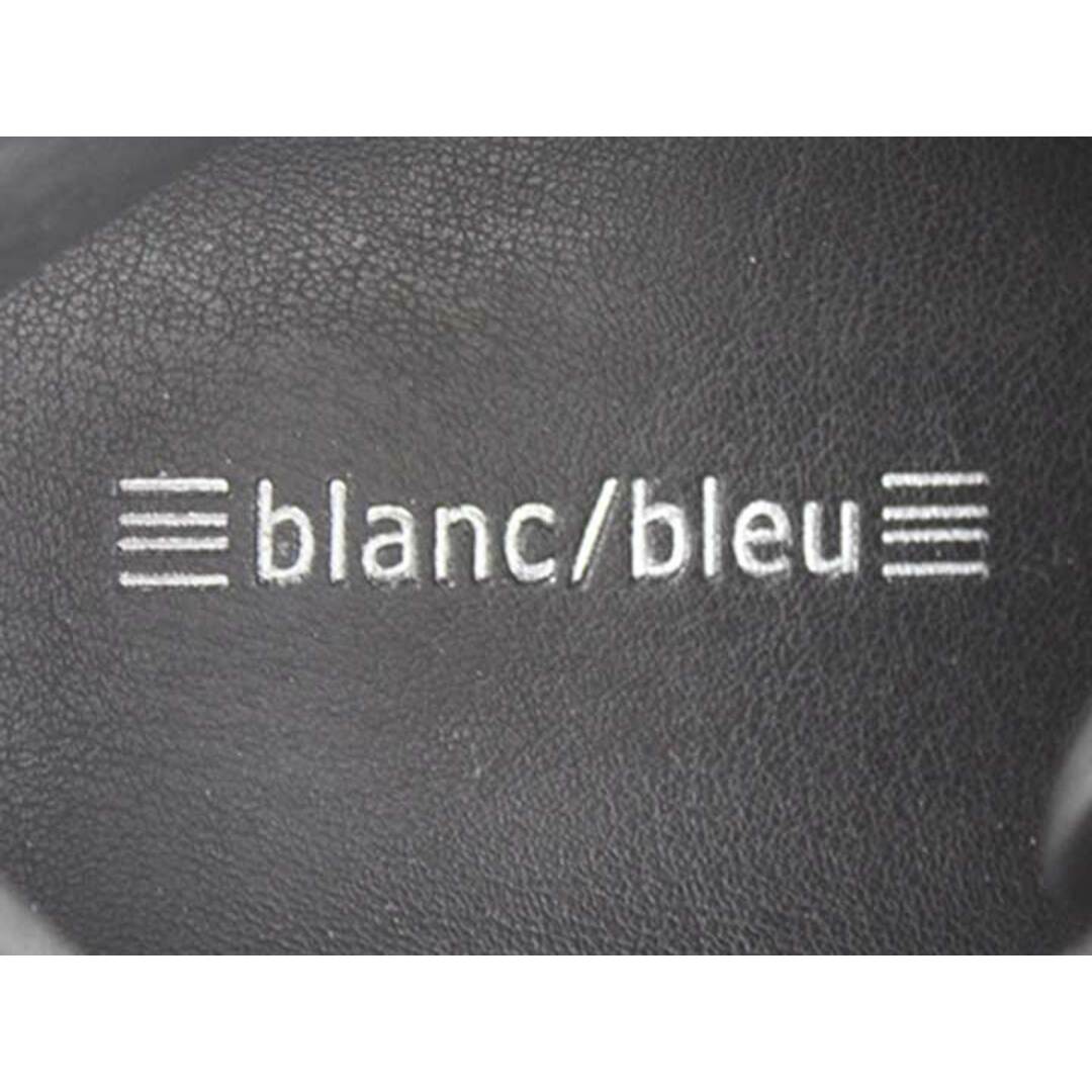 blanc/blue(ブランブルー)の♪blanc/bleu/ブランブルー♪レザースニーカー/エレガント/シンプル/カジュアル/オシャレ/シューズ/靴 ブラック/黒色 レディース 36 【中古】 春夏秋冬 912122 レディースの靴/シューズ(スニーカー)の商品写真