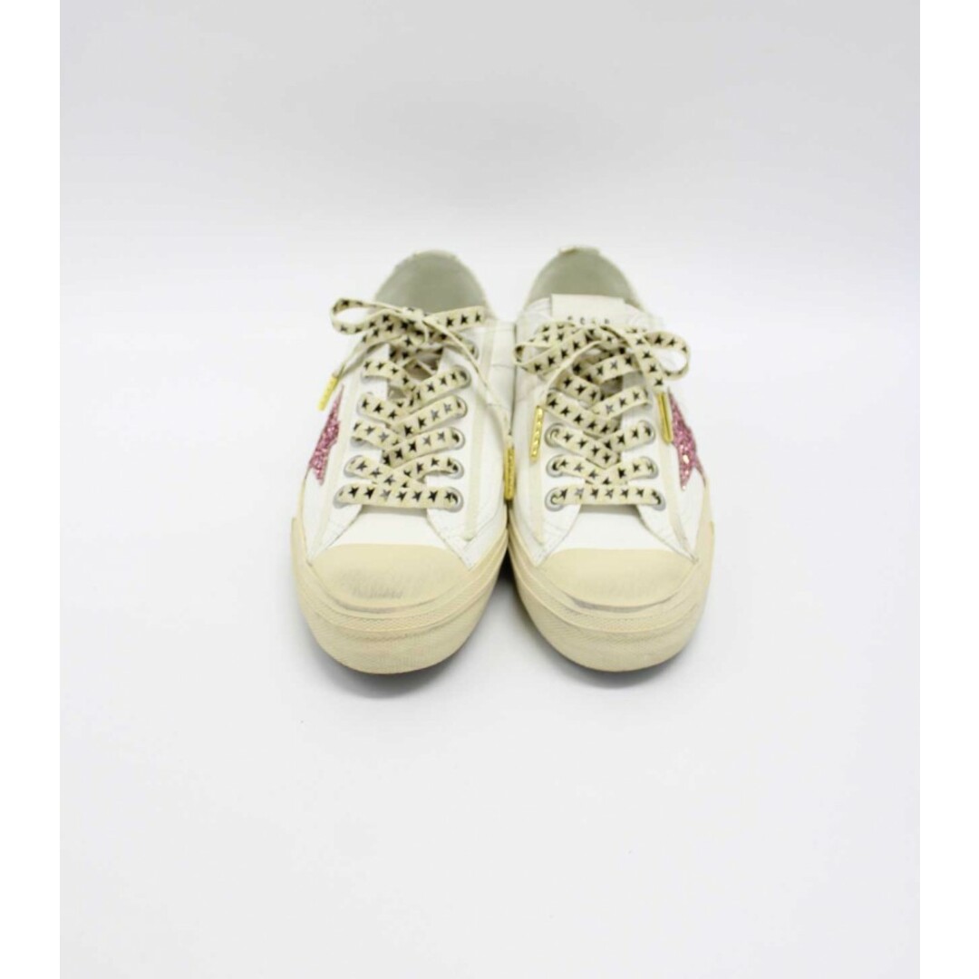 GOLDEN GOOSE(ゴールデングース)の新品未使用品■GOLDEN GOOSE/ゴールデングース■SUPER STAR ユーズド加工レザースニーカー/シューズ/靴  レディース 38 春夏秋冬 111042 レディースの靴/シューズ(スニーカー)の商品写真