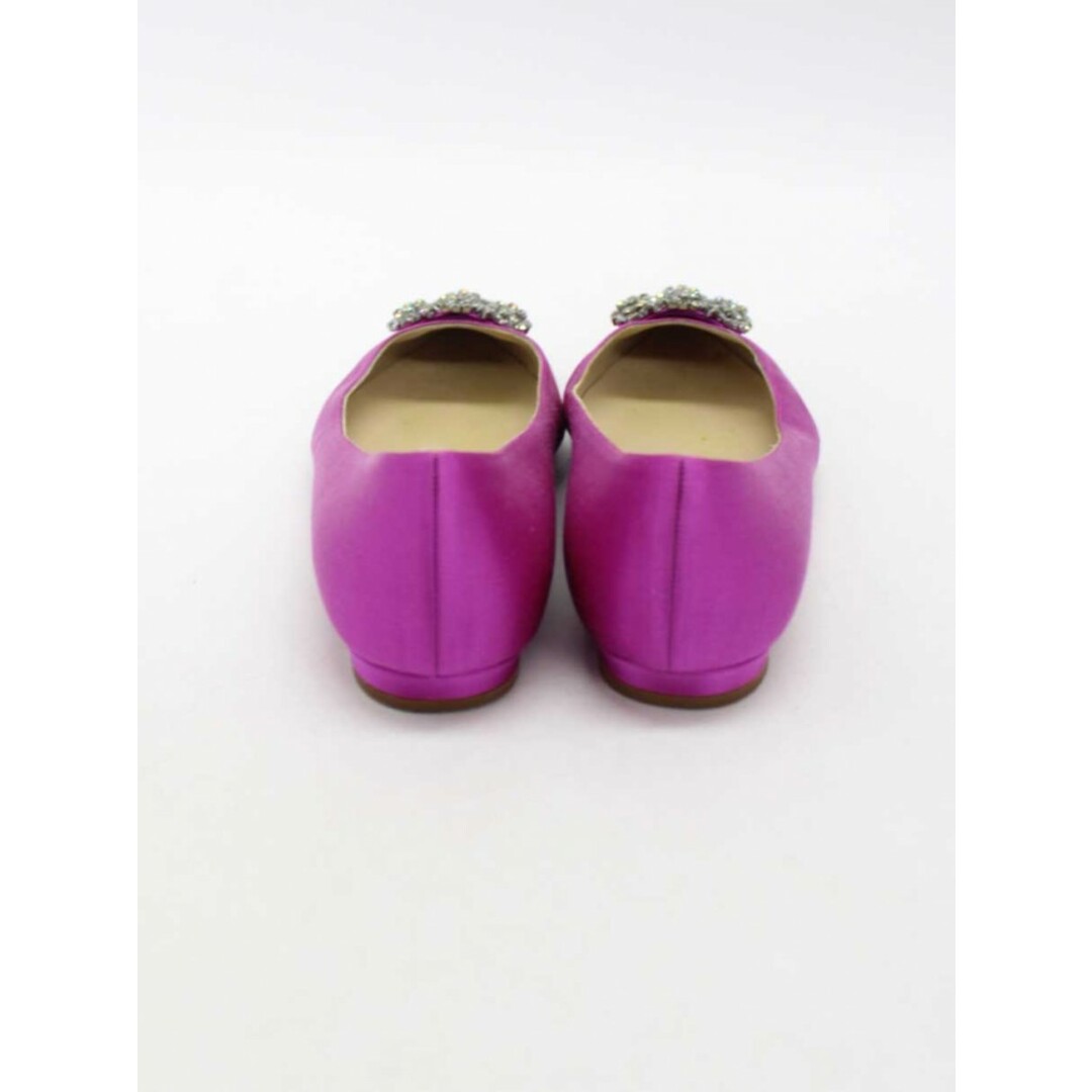 □Manolo Blahnik/マノロ・ブラニク□ハンギシビジューサテン □Manolo Blahnik/マノロ・ブラニク□ハンギシビジューサテン