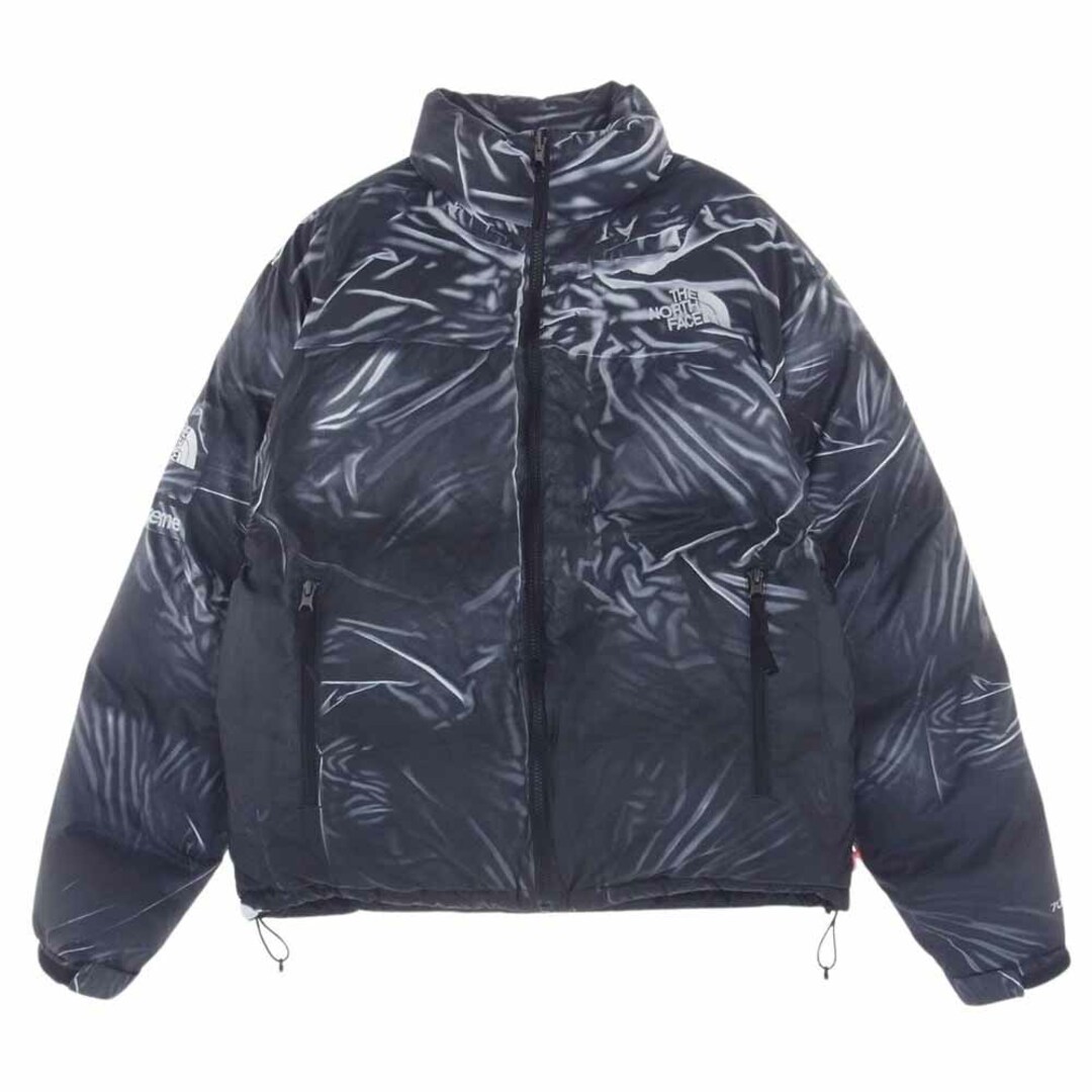 Supreme(シュプリーム)のSupreme シュプリーム ダウンジャケット 23SS ND02300I  THE NORTH FACE ノースフェイス Trompe Loeil Printed Nuptse Jacket ヌプシ ダウン ジャケット ブラック系 M【中古】 メンズのジャケット/アウター(その他)の商品写真