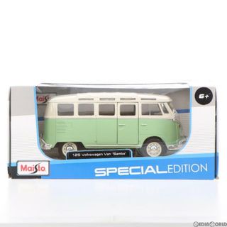 グリーン(green)の1/25 フォルクスワーゲン バン サンバ(クリーム×グリーン) 完成品 ミニカー(MS31956CG) MAISTO(マイスト)(ミニカー)