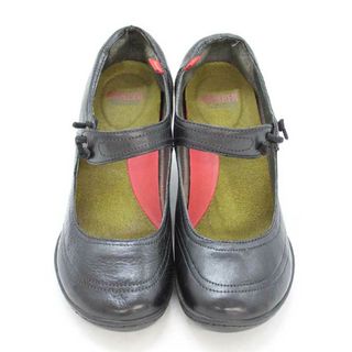 カンペール(CAMPER)の【値下げ】♪CAMPER/カンペール♪コンフォートパンプス/シンプル/カジュアル/オシャレ/シューズ/靴 ブラック/黒色 レディース 36 【中古】 春夏秋冬 135032(その他)