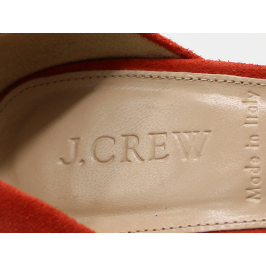 J.Crew(ジェイクルー)の■J.CREW/ジェイクルー■スウェードパンプス/シューズ/靴 レッド/赤 レディース 6 1/2【中古】春夏秋冬 211042 レディースの靴/シューズ(その他)の商品写真