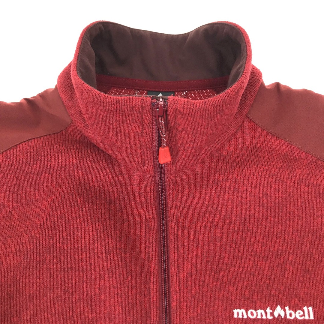 mont bell(モンベル)の##mont・bell モンベル クリマプラス ニットジャケット Women's 1106588 レッド Lサイズ レディースのジャケット/アウター(その他)の商品写真