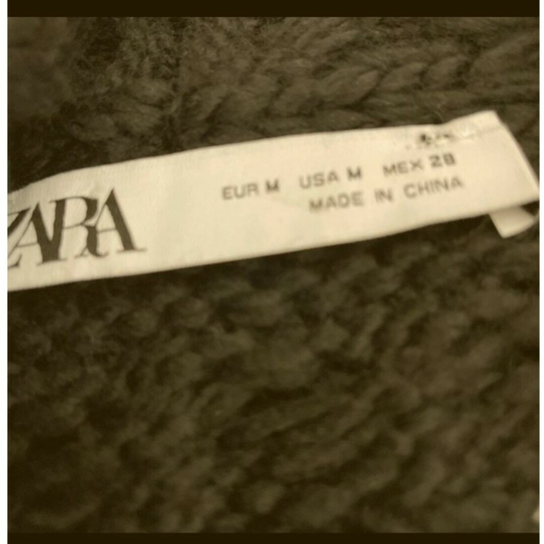 ZARA(ザラ)のZARA　ザラ　ニット　　　ロングコート レディースのジャケット/アウター(ロングコート)の商品写真