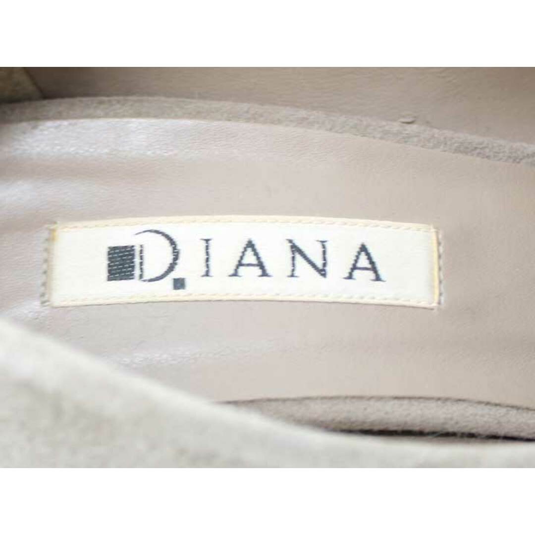 ★DIANA/ダイアナ★ スウェードパンプス/おしゃれ/きれいめ/シンプル/靴 グレーベージュ  レディース  22 1/2【中古】春夏秋冬 822132 レディースの靴/シューズ(その他)の商品写真