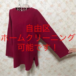 ジユウク(自由区)の★自由区/ジユウク★極美品★長袖ニットソー38(M.9号)(ニット/セーター)