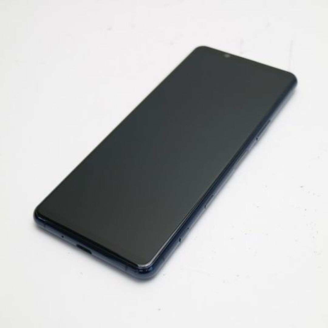 超美品 SOG02 Xperia 5 II ブルー SIMロック解除済み