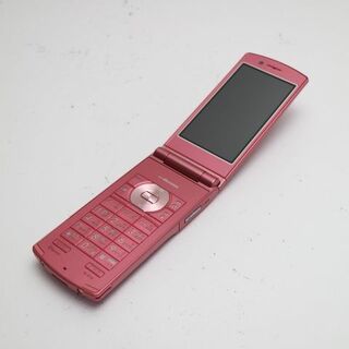 エヌイーシー(NEC)の超美品 N-01E ピンク 白ロム M444(携帯電話本体)