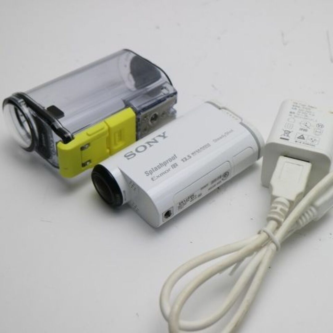 SONY(ソニー)のHDR-AS100V ホワイト  M777 スマホ/家電/カメラのカメラ(ビデオカメラ)の商品写真