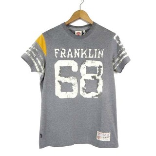フランクリンアンドマーシャル(FRANKLIN&MARSHALL)のフランクリン&マーシャル Tシャツ 半袖 ヴィンテージ プリント S 杢 グレー(Tシャツ/カットソー(半袖/袖なし))