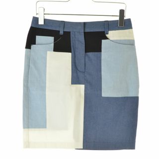 スリーワンフィリップリム(3.1 Phillip Lim)の【3.1philliplim】パッチワークスカート(ひざ丈スカート)