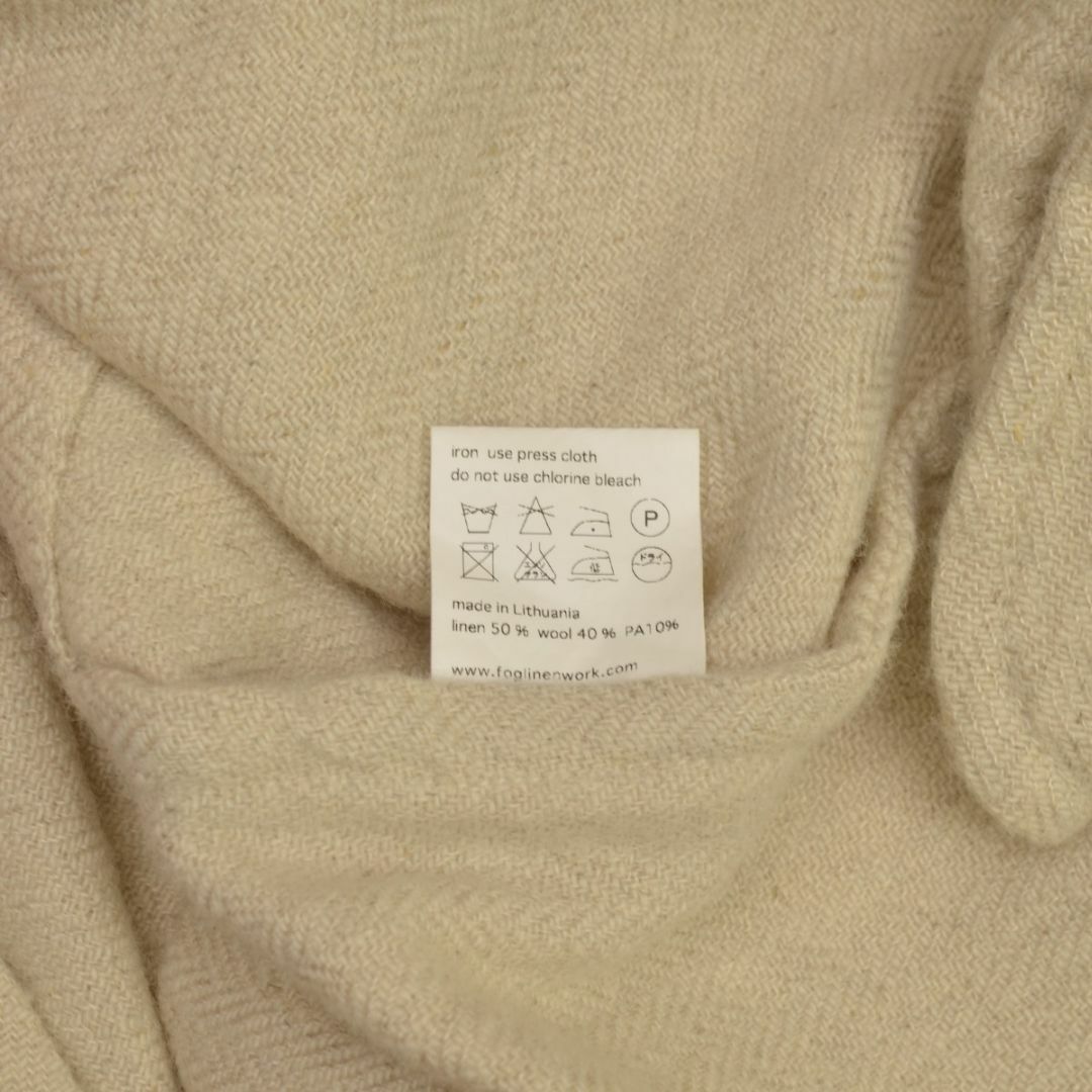 fog linen work(フォグリネンワーク)の【foglinenwork】FLW ウールリネンコート レディースのジャケット/アウター(ロングコート)の商品写真