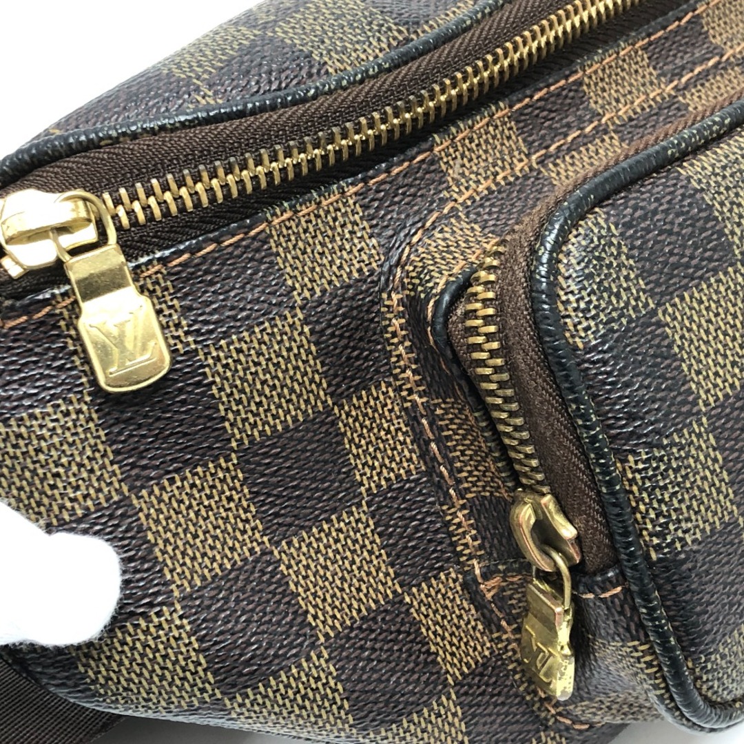 LOUIS VUITTON(ルイヴィトン)のルイヴィトン LOUIS VUITTON バムバッグ・メルヴィール N51172 ダミエライン ウエストバッグ ダミエキャンバス エベヌ ブラウン メンズのバッグ(ウエストポーチ)の商品写真